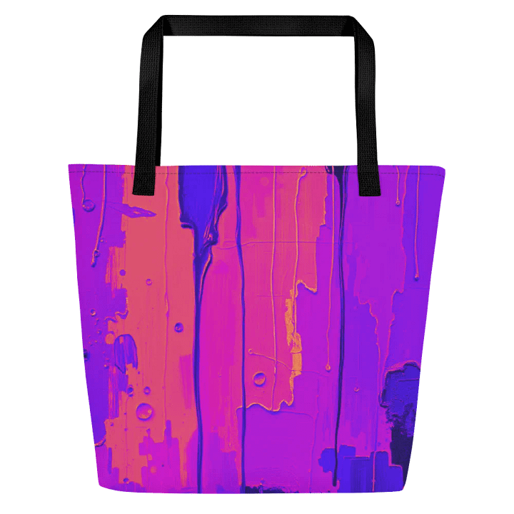 Acrylic Splatterburst Tote Bag product image (1)