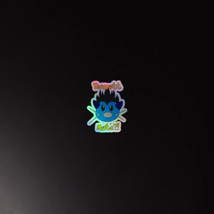 Dewott Mate?! Emote Sticker-Holographic product image (4)