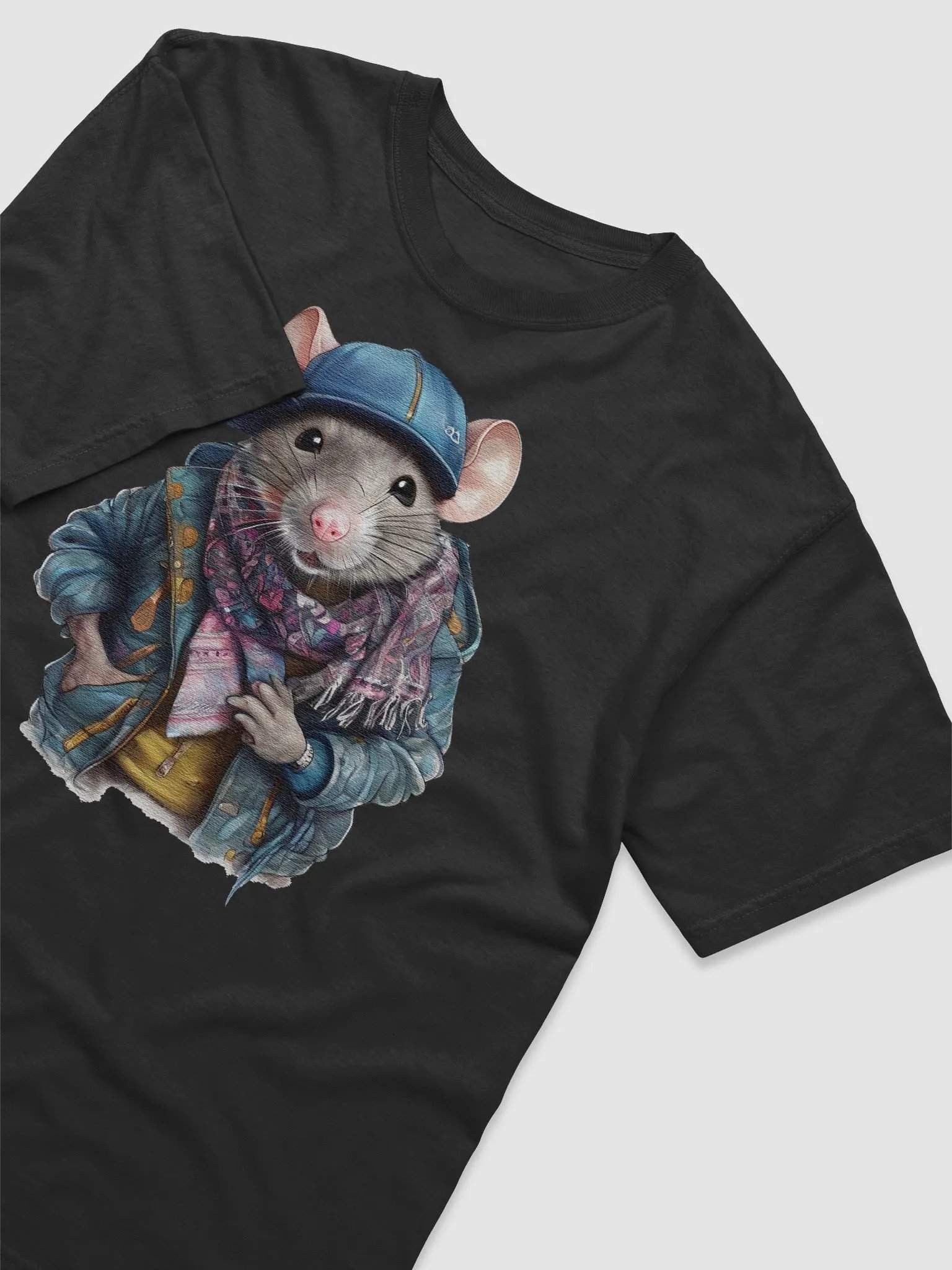 Rat wearing a jacket cap and a scarf product image (3)