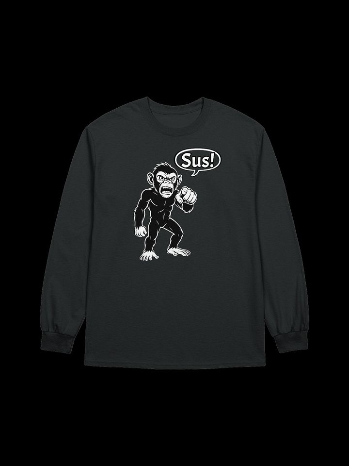 Sus Monkey - Funny - Meme - Gildan Ultra Cotton Unisex Long Sleeve T-Shirt product image (2)