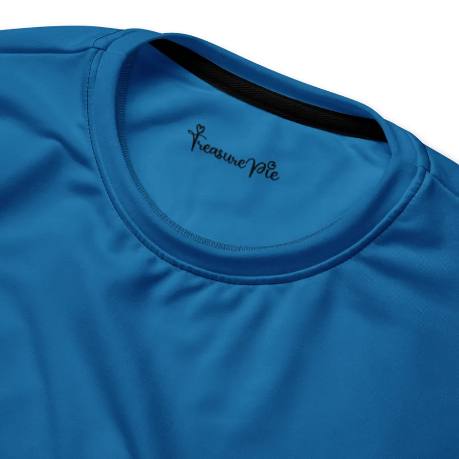 Plain Atlantic Blue True Summer Unisex Recycled Polyester Heavyweight Premium Sweatshirt by Treasure Pie product image (4)