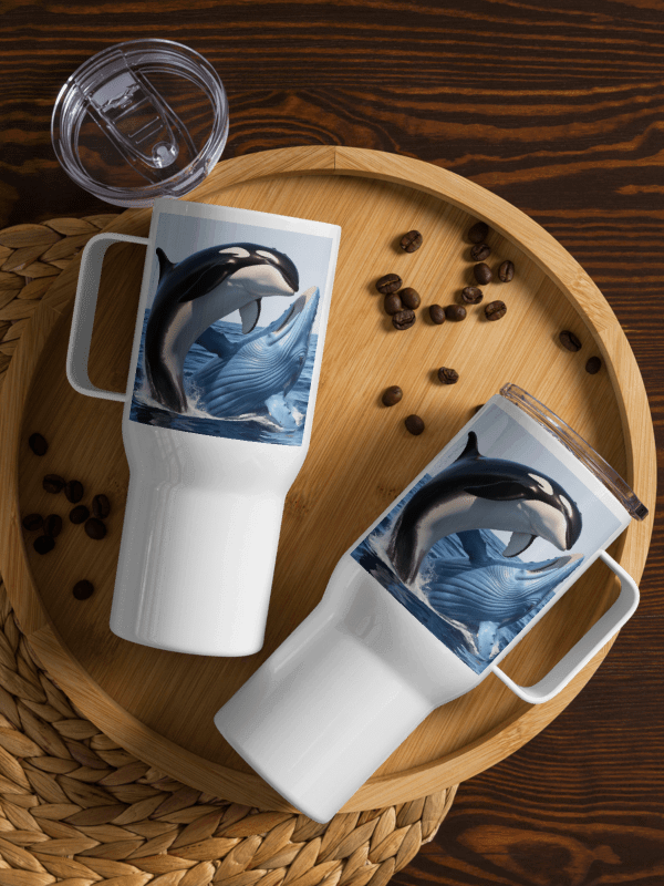 Whales Insulated Travel Mug product image (4)