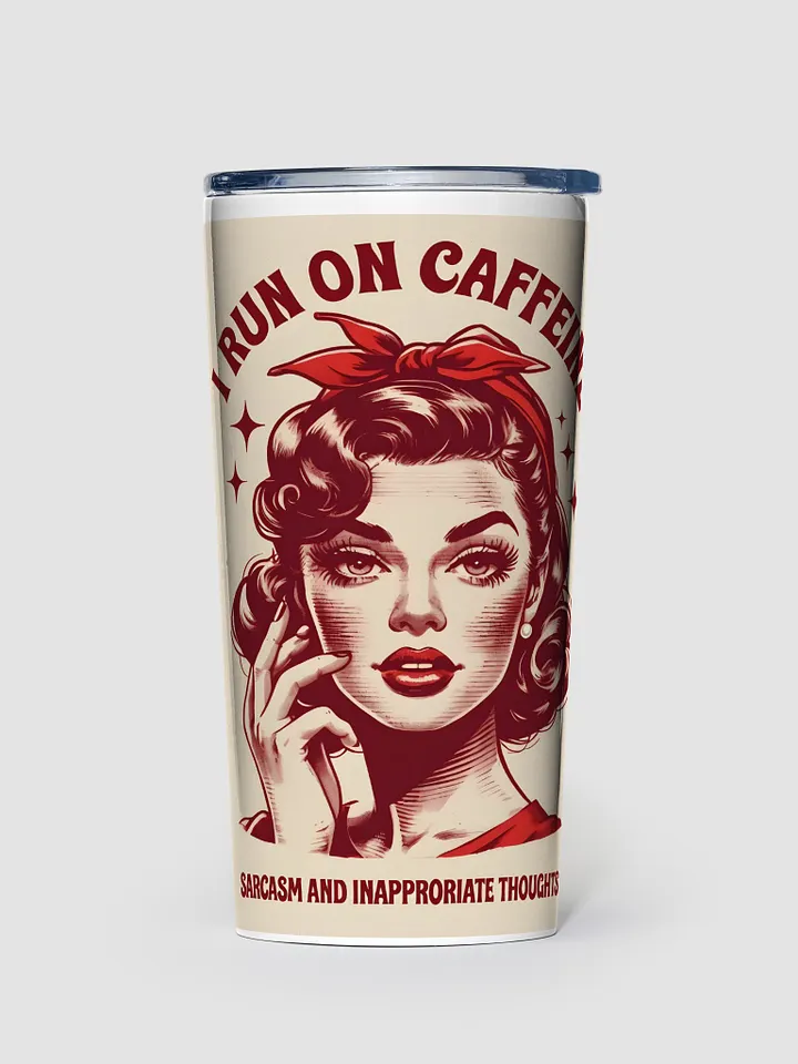 Retro Caffeine Lover Tumbler product image (1)