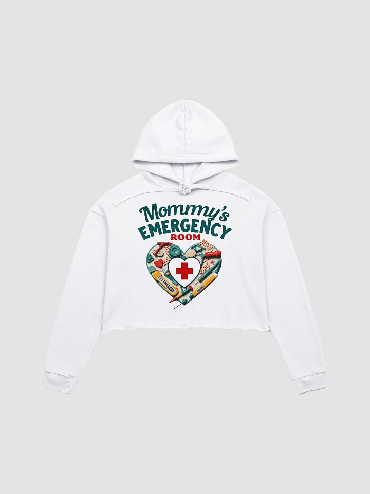 Mommy's Emergency Room Crop Hoodie product image (5)