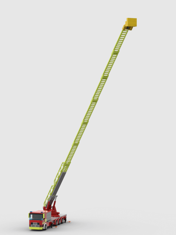 London Fire Brigade 64 metre Aerial Ladder Platform Digital Instructions and XML file for BrickLink Wishlist product image (7)