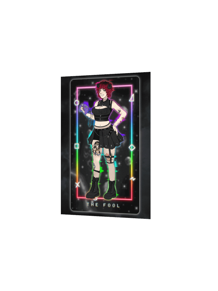 RAENBOU Neon Fool Tarot Poster product image (2)