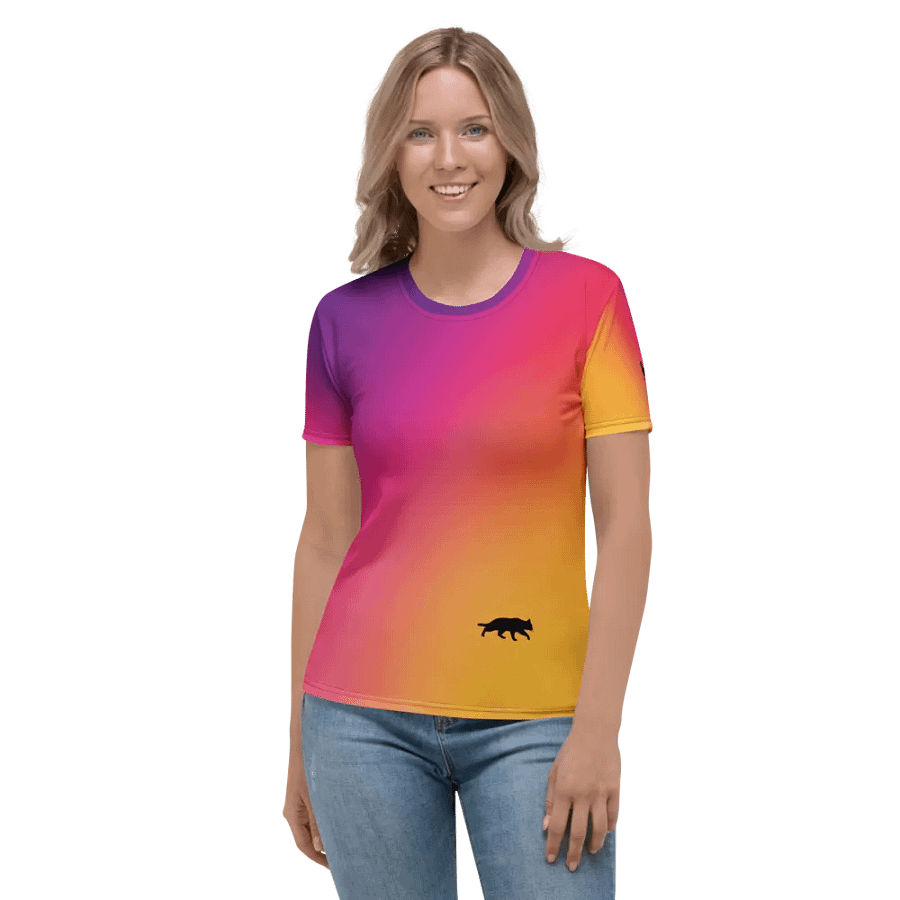 Dreamy Feline Fantasy Women's T-Shirt product image (1)