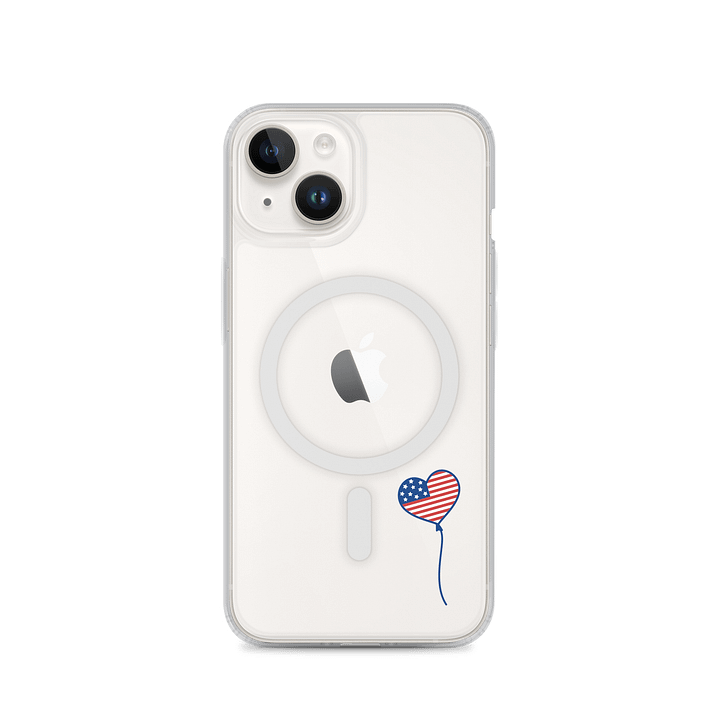 Patriotic Heart Balloon iPhone® Case product image (4)