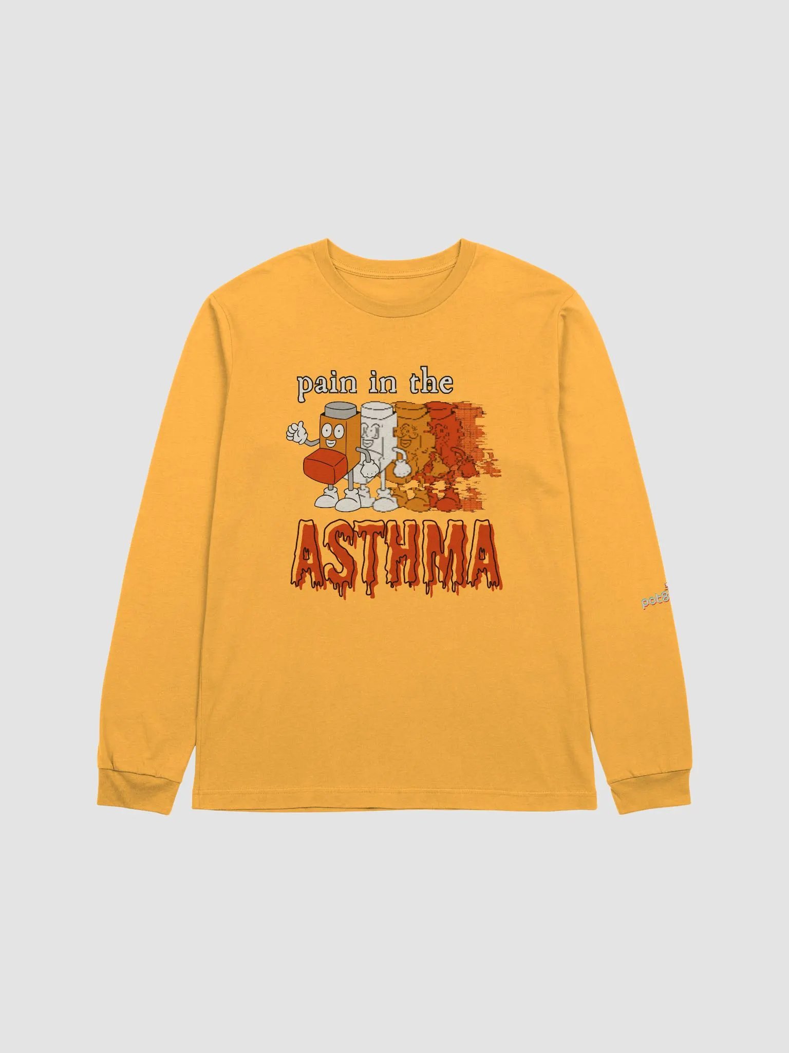PAIN IN THE ASTHMA supersoft long sleeve tee product image (17)
