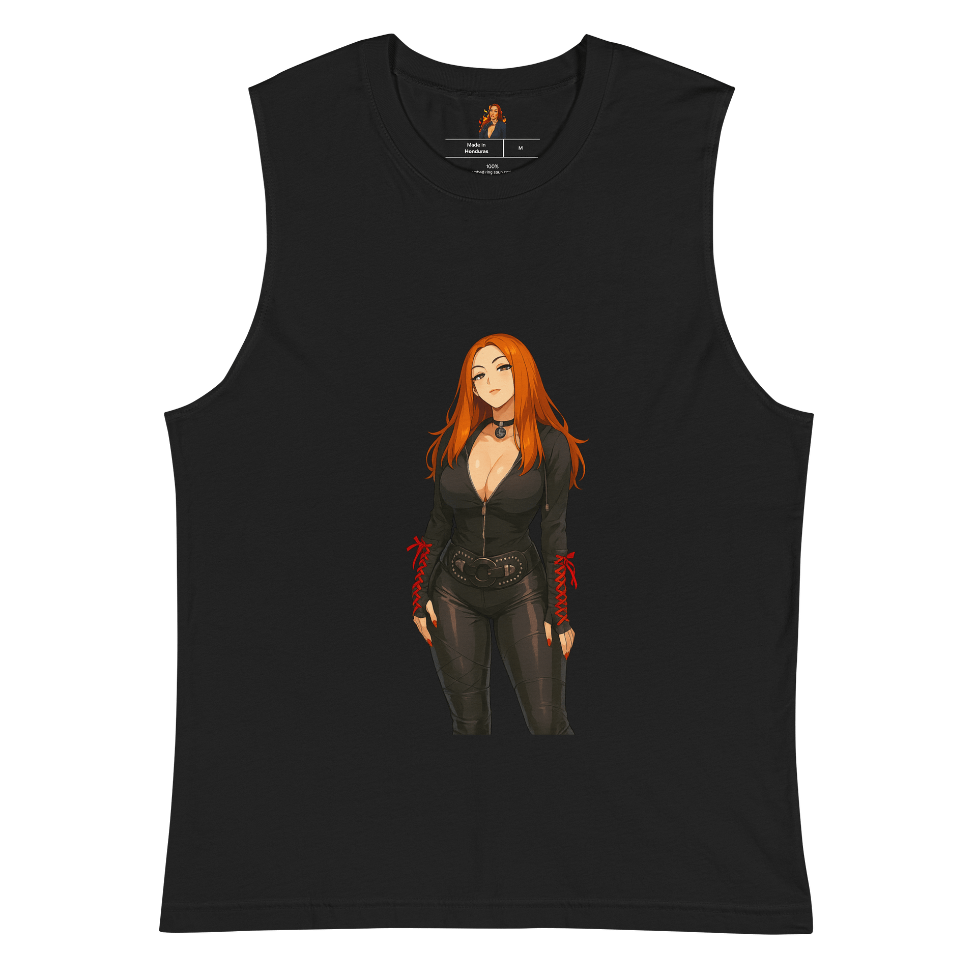 Anime Black Widow Red Unisex Tank Top product image (2)