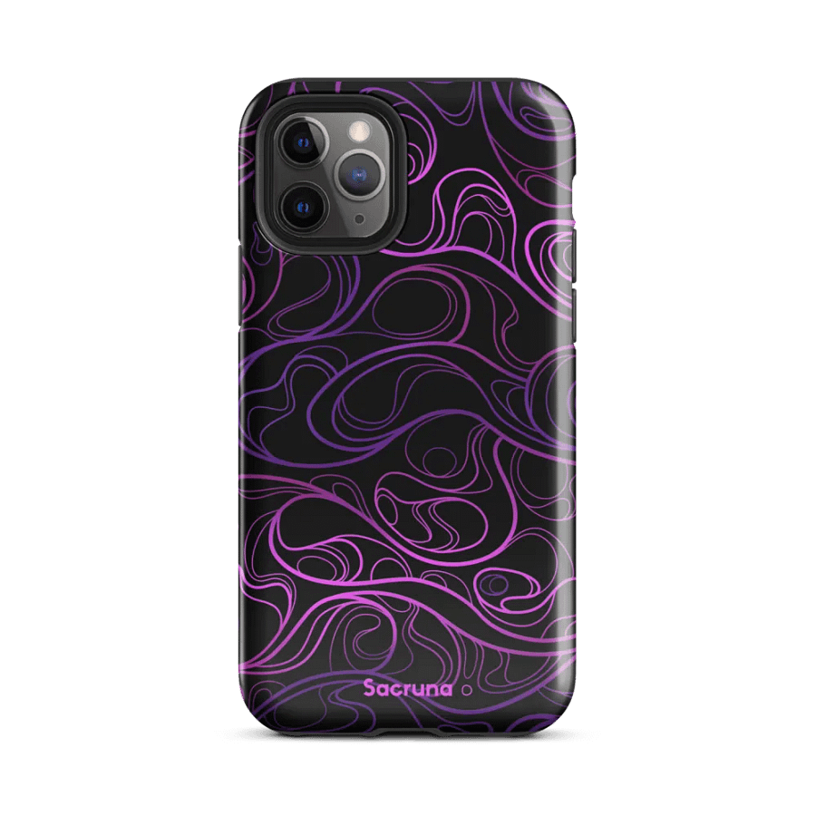 BLACK SWIRL - Tough Iphone case product image (49)