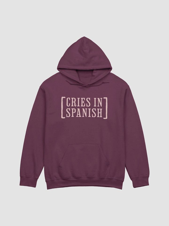 Cries in Spanish Hoodie Unisex product image (1)