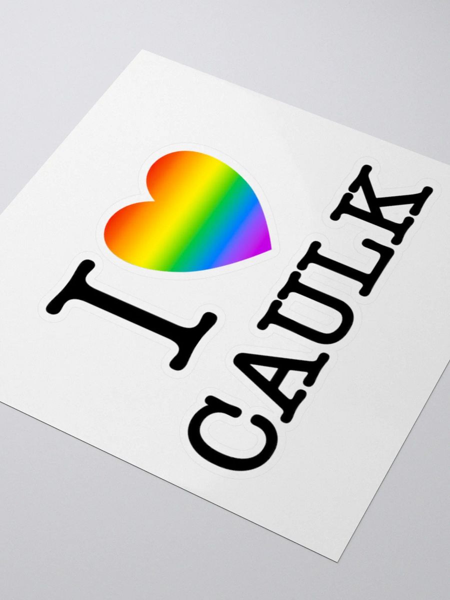 I LOVE CAULK Rainbow / Sticker product image (7)