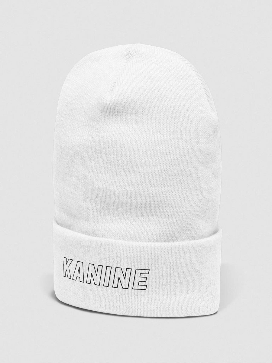 Kanine Black Text Beanie product image (3)