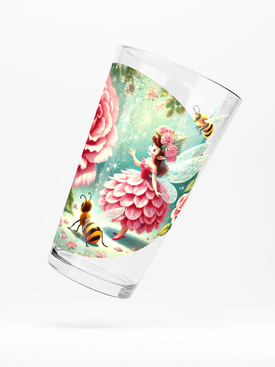 Rose Fairy and Bees 16 oz Glass product image (1)