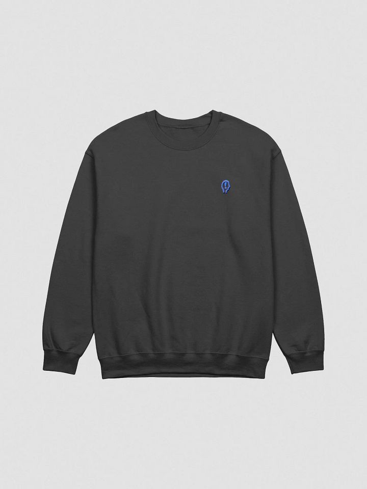 EXCLAIMING MENTALLY (L.C. violet design) embroidered crewneck product image (1)