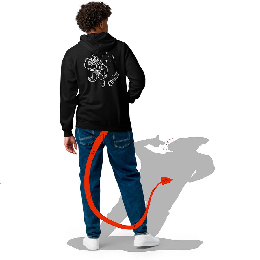 Enjoy Hoodie- Fingers #1 B/W product image (6)