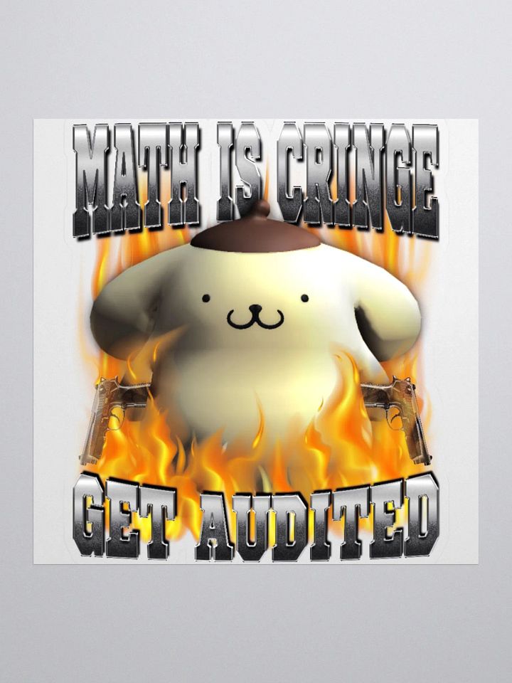 MATH IS CWINGE STICKER product image (1)