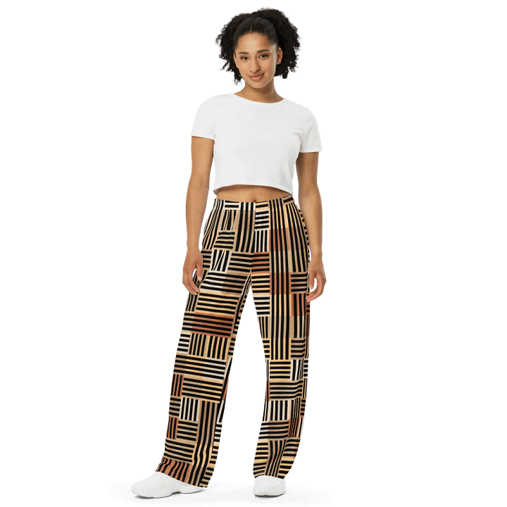 BUIII Minimalism: Warm Ember Wide-Leg Pants product image (2)