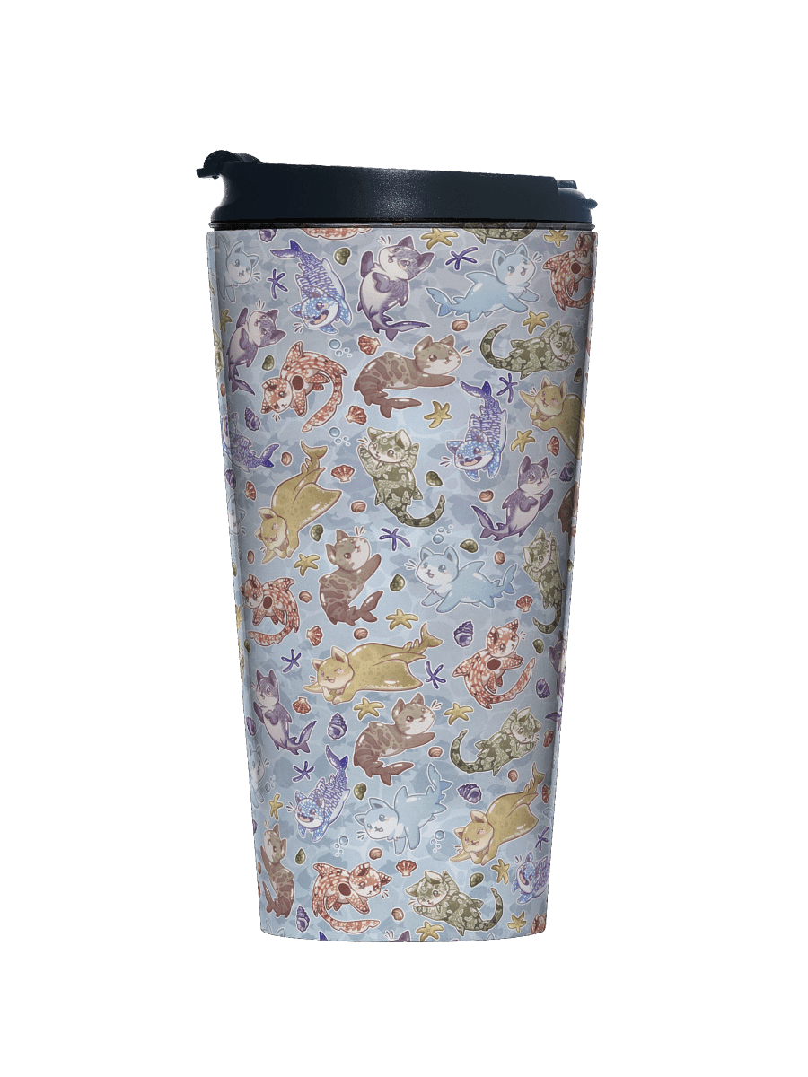 CATSHARK - stainless steel travel mug product image (1)