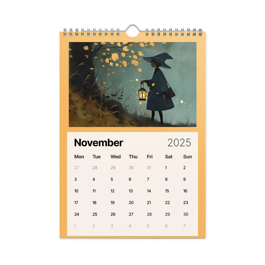 Witchy calendar 2025 product image (10)