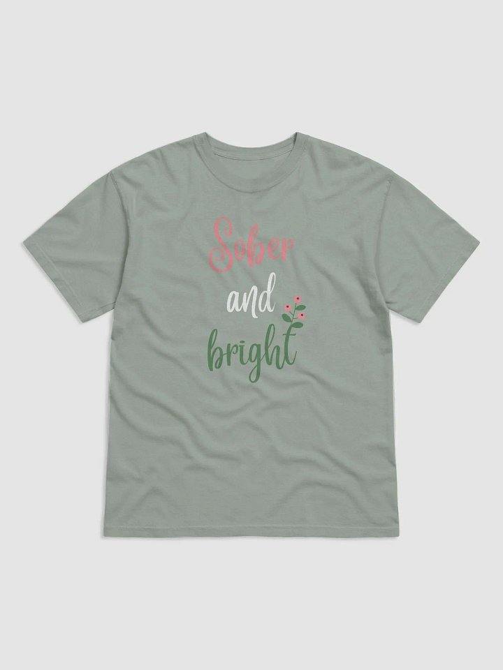 Sober & Bright - Sobriety Merry Christmas T-Shirt product image (4)