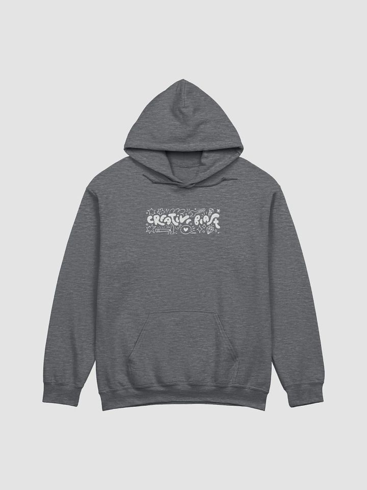 CREATIVE CHAOS HOODIE - White txt product image (2)
