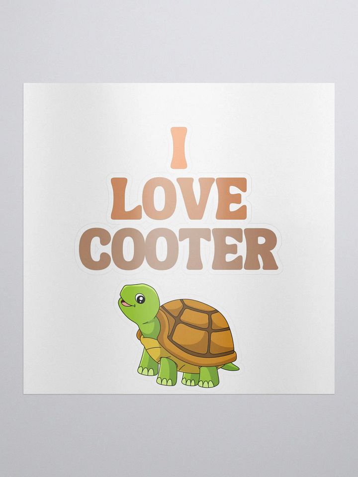 I love cooter sticker product image (1)