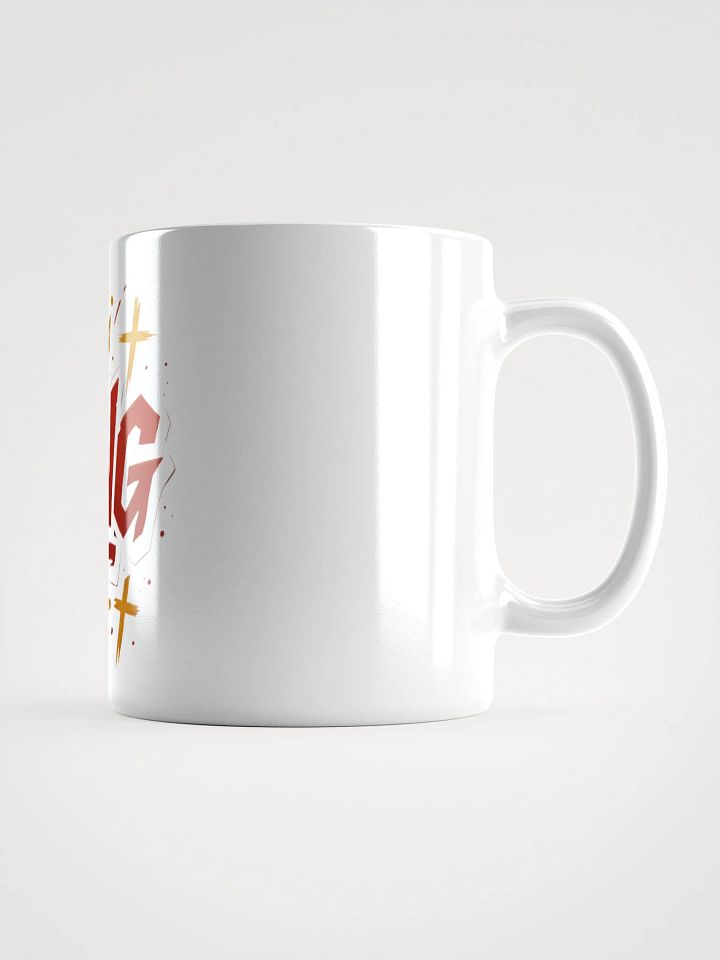 KING Energy White Glossy Mug | Daily Grind Edition product image (2)
