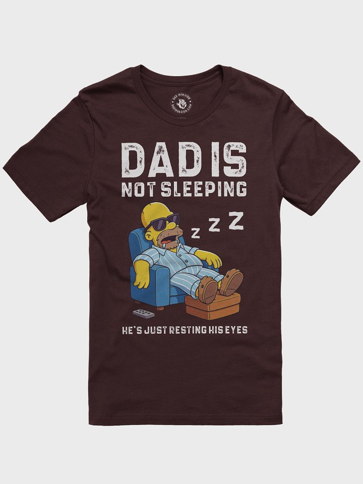 Funny Sleeping Dad Cartoon T-Shirt product image (1)