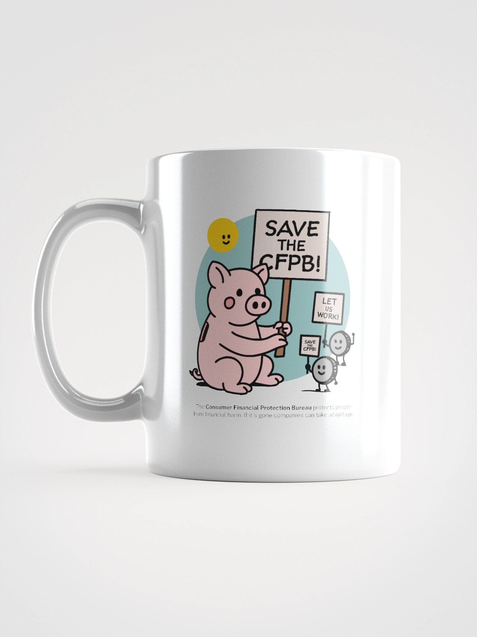 CFPB Piggy Bank Picket Mug product image (2)