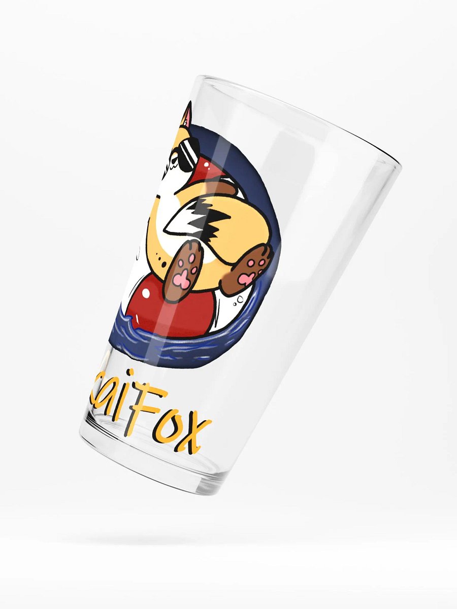 Fox Pool Pint Glass product image (5)