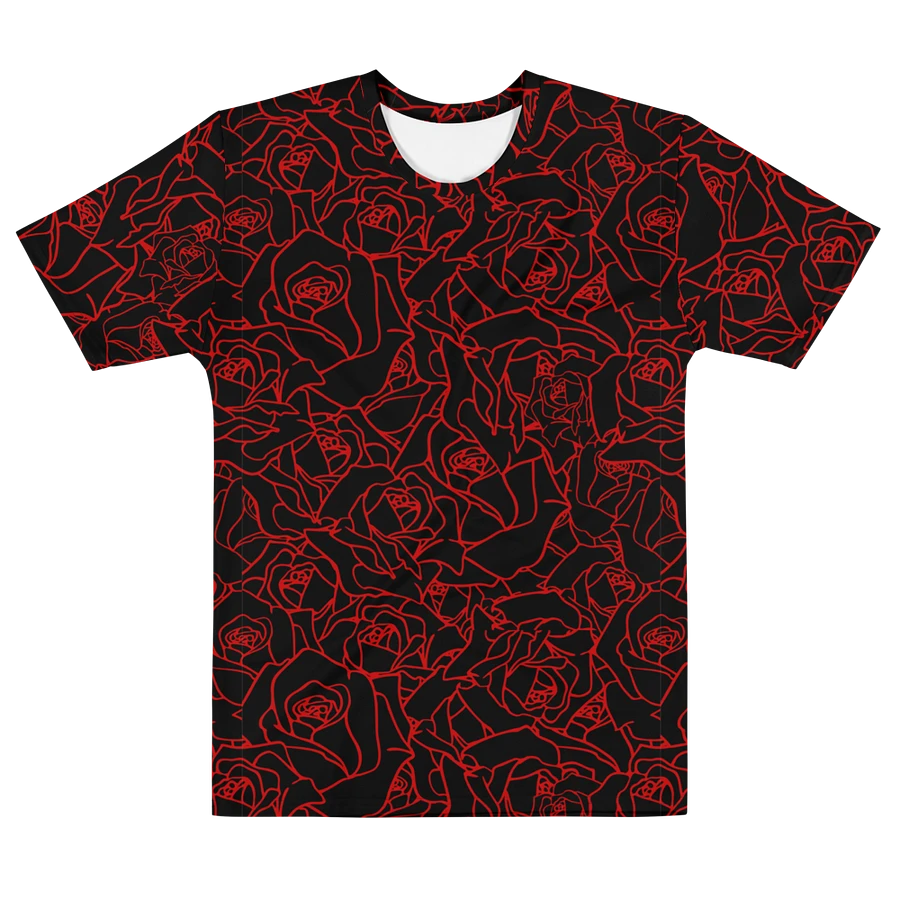 Loads of Roses · black-red crew neck t-shirt product image (19)