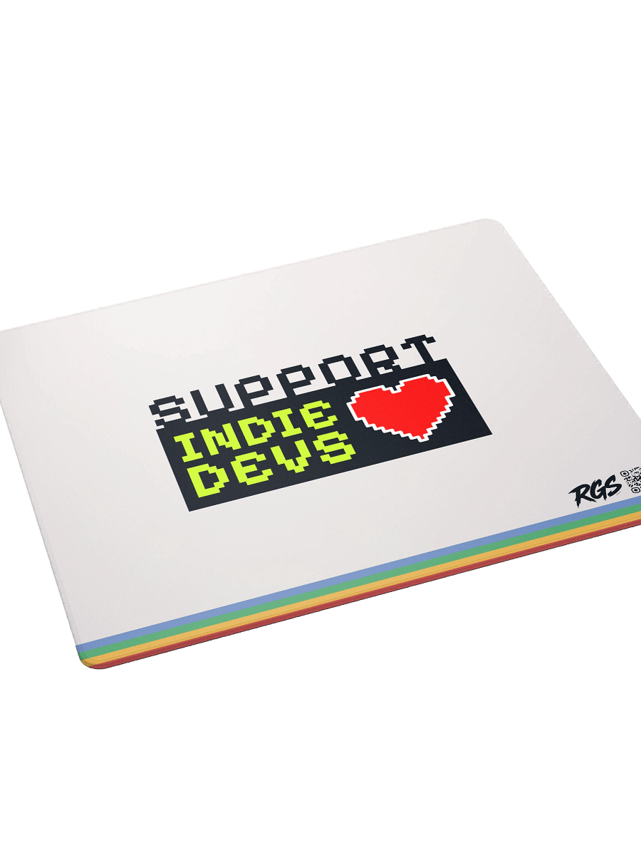 Support Indie Devs Mouse Pad – Gaming Desk Mat product image (4)