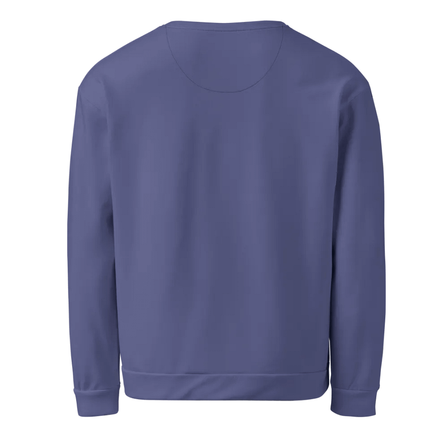 Plain Dark Purple Soft Summer Unisex Recycled Polyester Heavyweight Premium Sweatshirt by Treasure Pie product image (3)