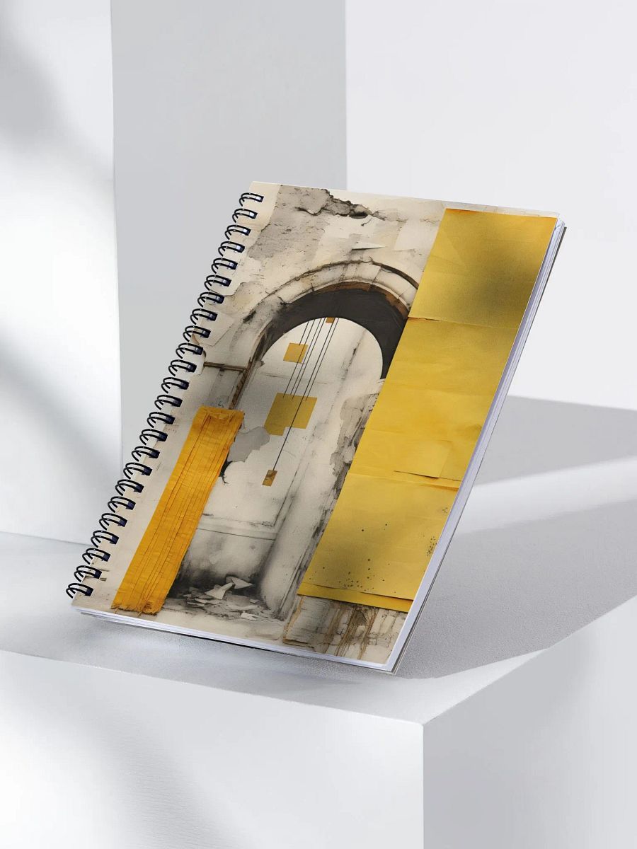 Door Yellow Old city Notebook product image (3)