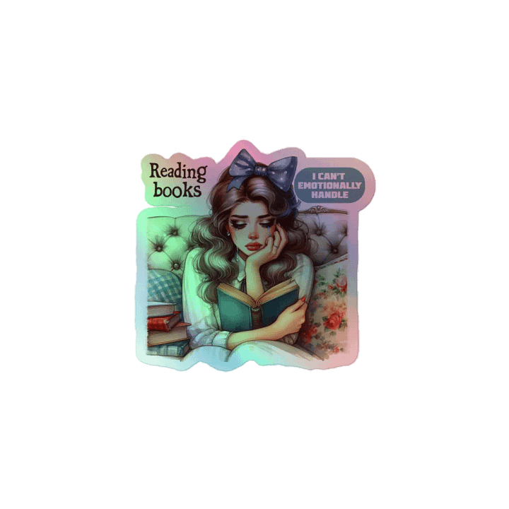 Reading Books Sticker product image (1)
