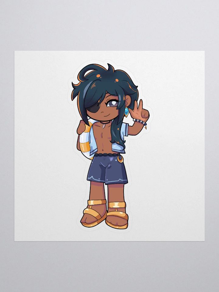 Beach Kaeya Sticker (Genshin Impact) product image (1)