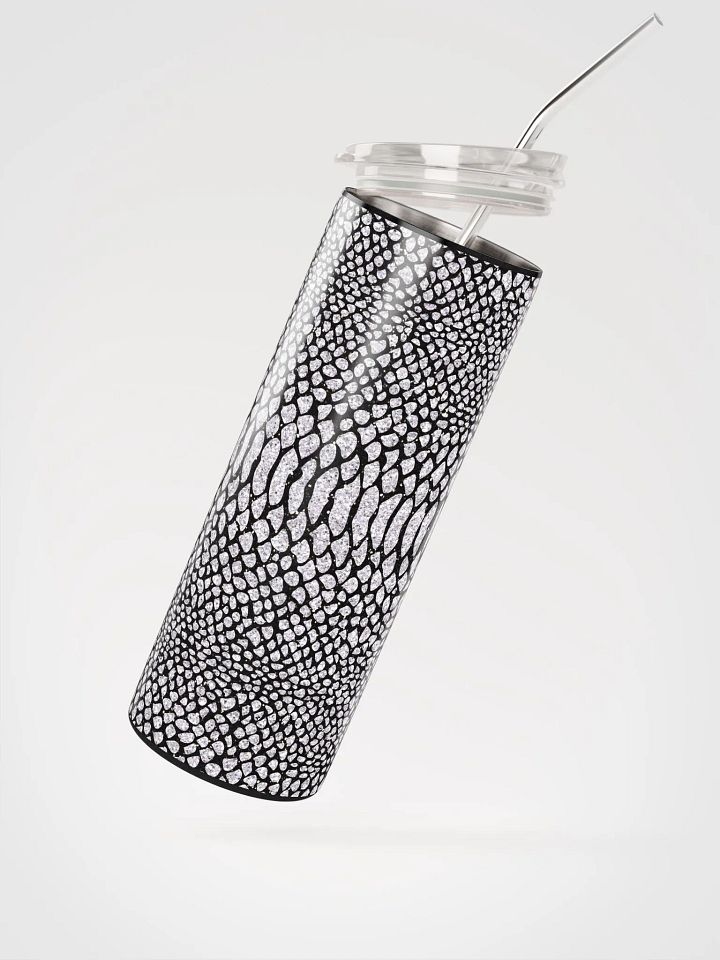 Embrace Exotic Elegance with our Snake Skin Stainless Steel Tumbler | Eco-Friendly 20 oz Tumbler with Reusable Straw product image (2)