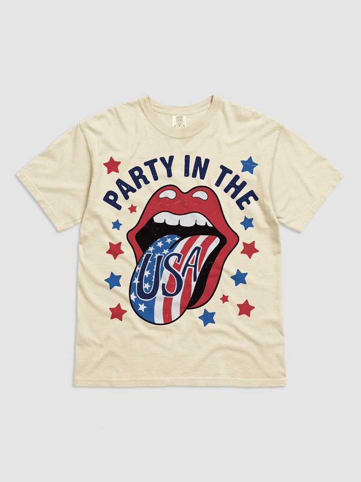 USA Party Tongue T-Shirt product image (2)