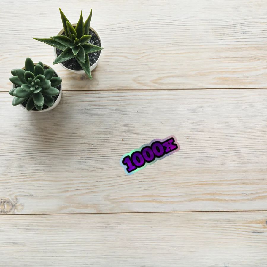 1000X Holo Sticker product image (8)