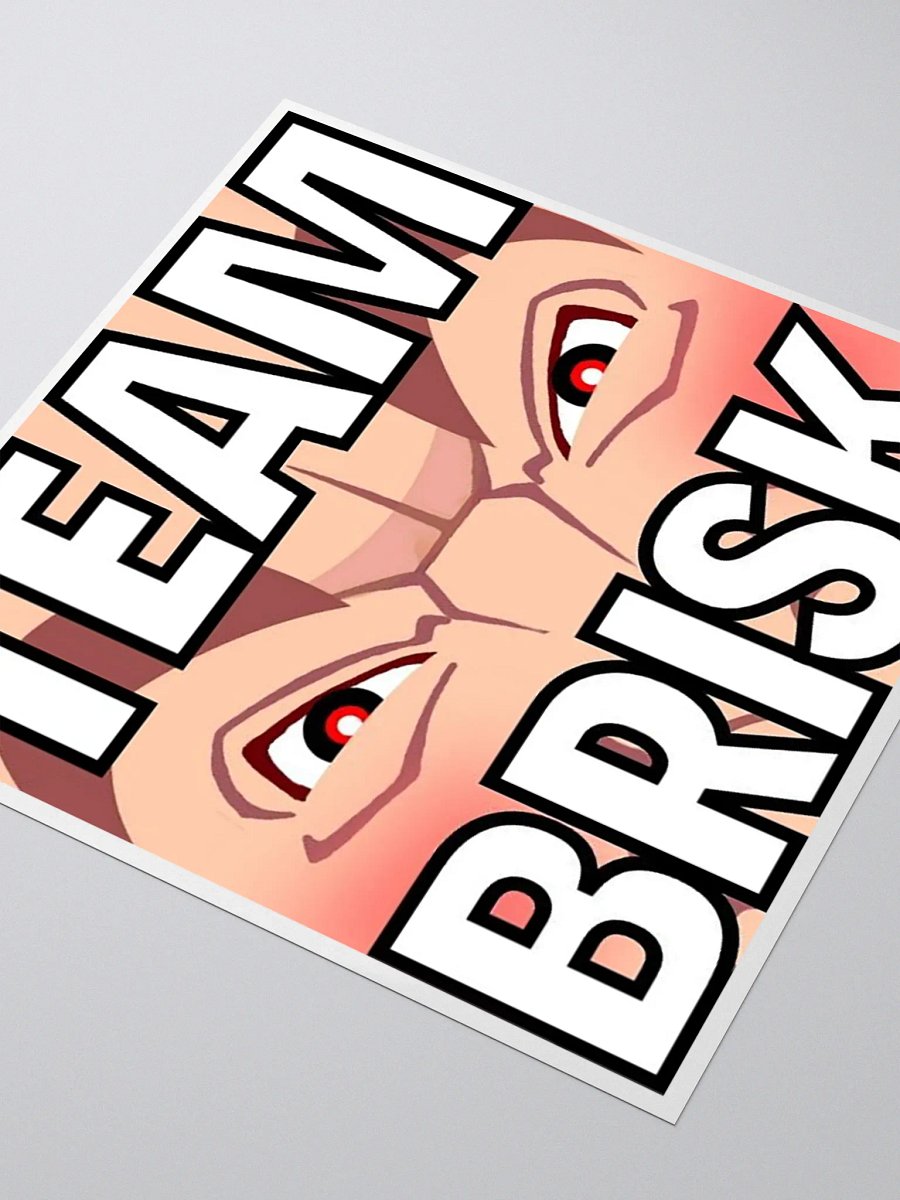 Team Brisk Die Cut Sticker product image (3)