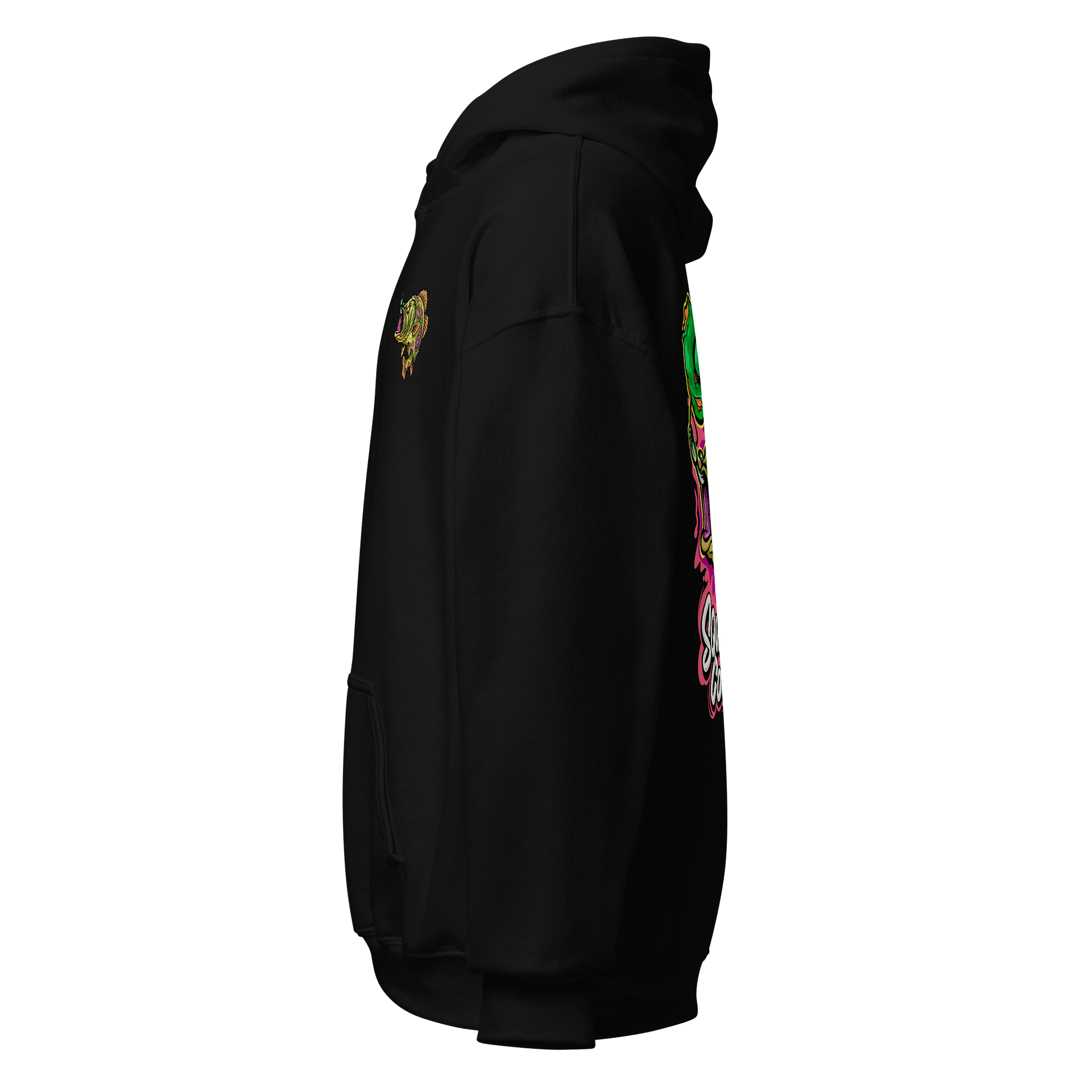 “GOTCHA BITCH” Zombie Fish pullover Hoodie product image (2)