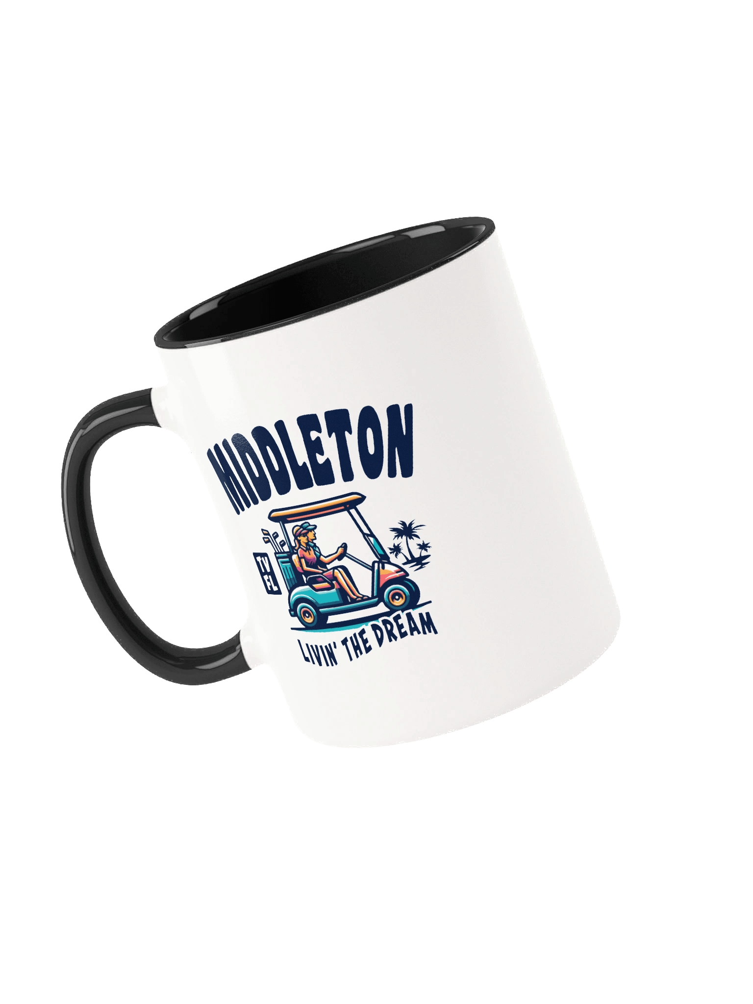 Middleton TV Florida USA Fun Golf Cart Design Coffee Mug product image (3)