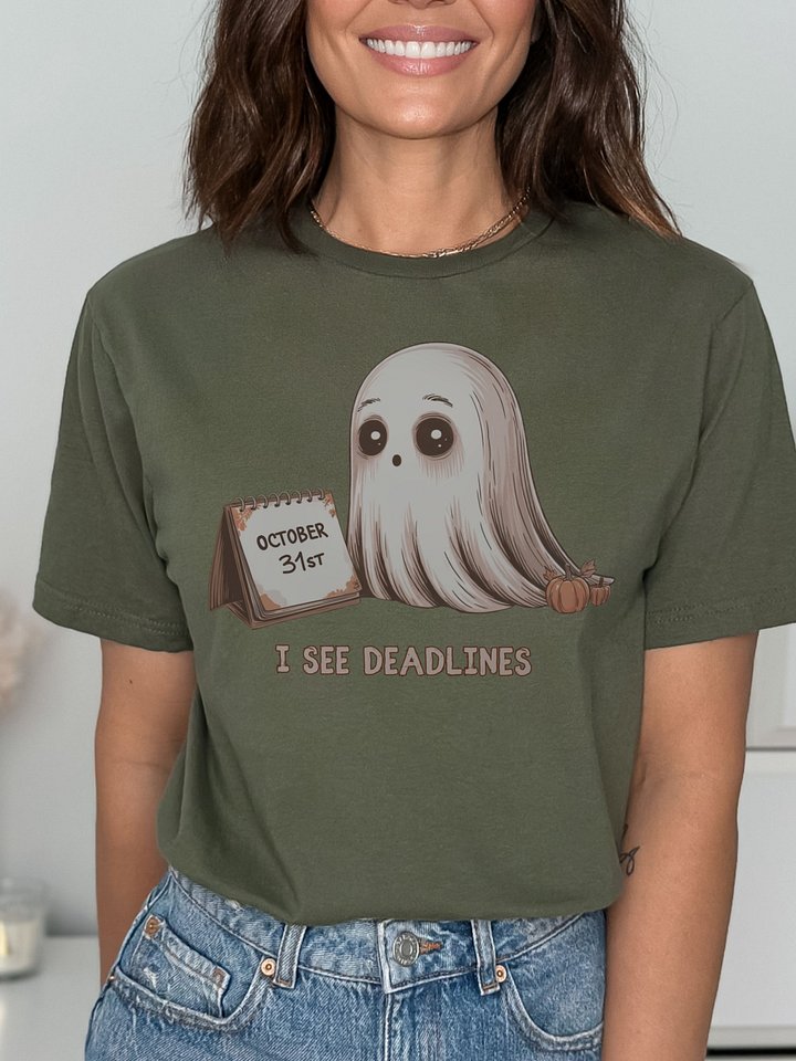 Funny Halloween T-Shirt for Office Workers and True Crime Lovers product image (1)