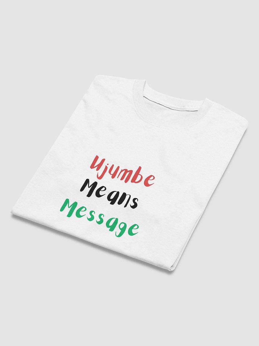 Vibrant Ujumbe Means Message Tee product image (1)