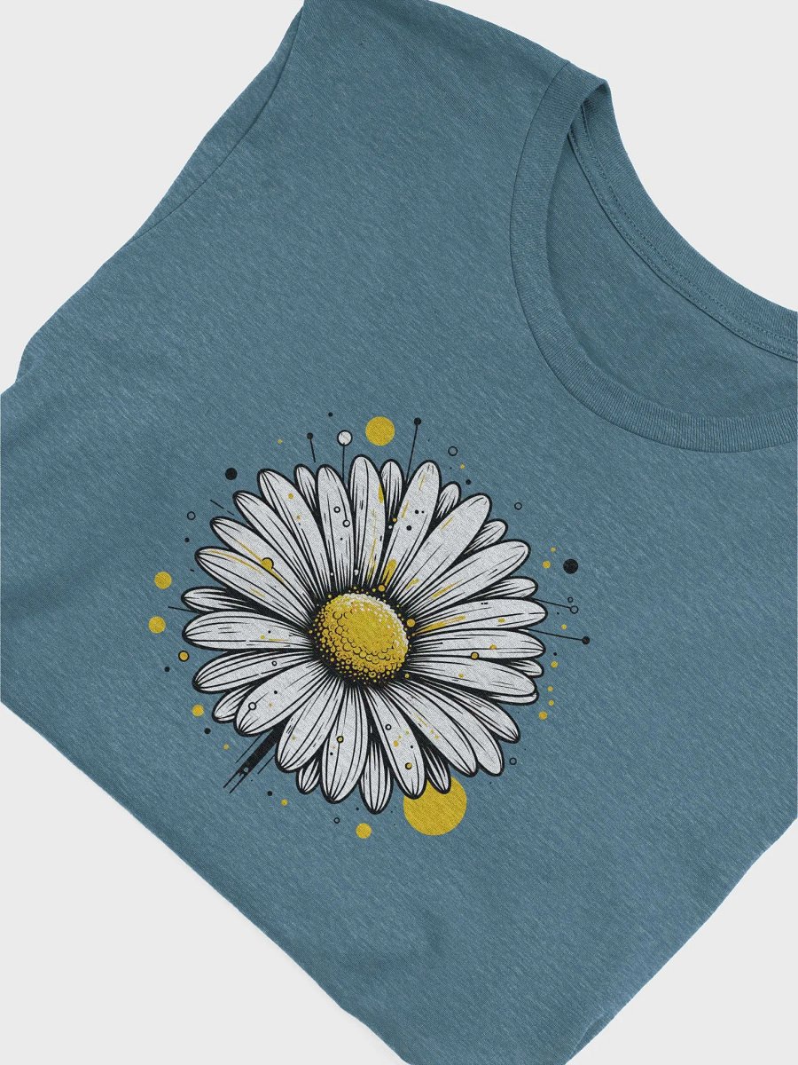 Daisy Flower T-Shirt, Hand-Drawn Floral Tee, Aesthetic Botanical Shirt, Minimalist Black and White Daisy Art, Gift for Nature Lovers product image (10)