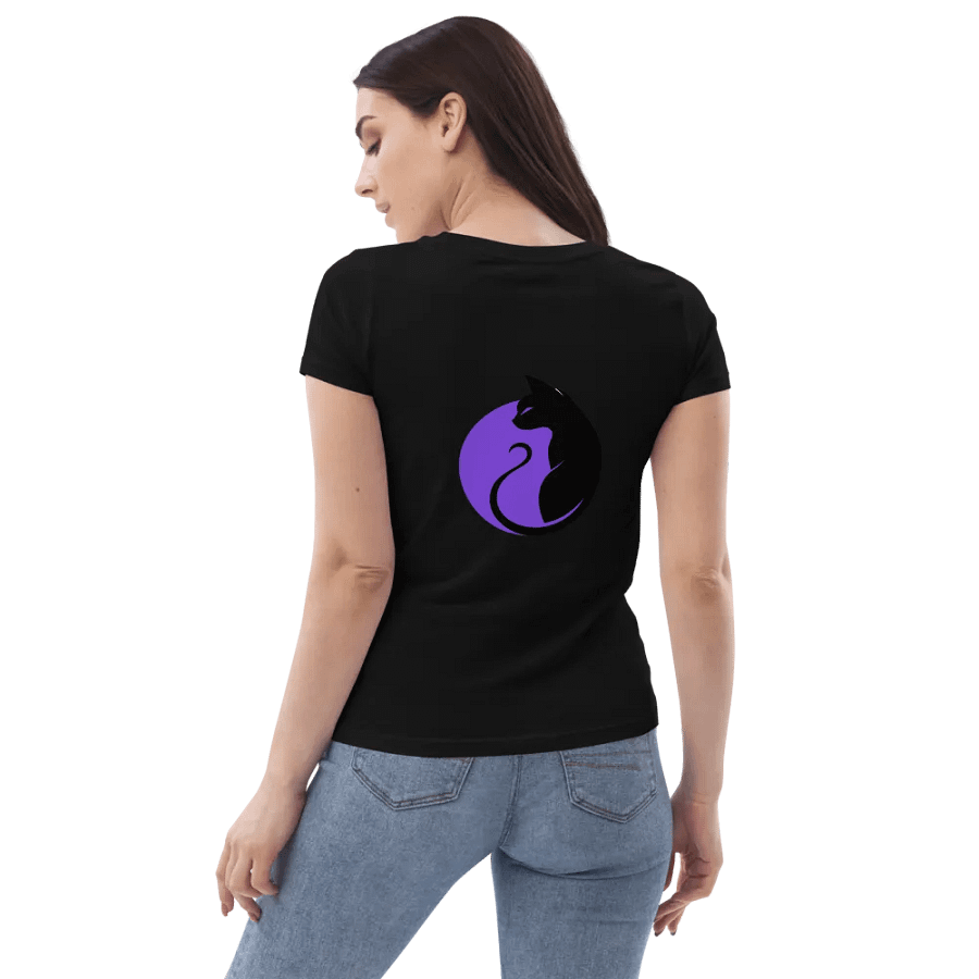 KawaiKitten Fitted Black Tee product image (7)