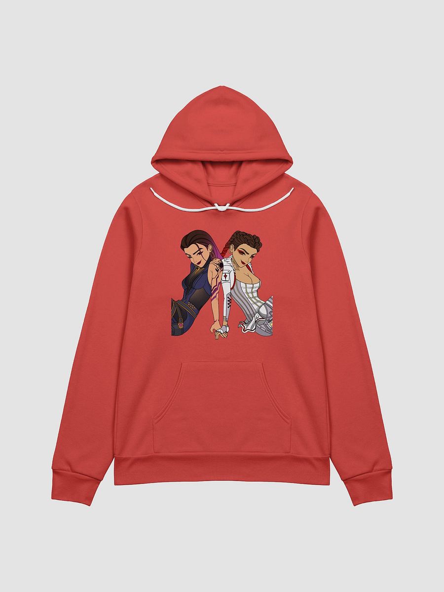 Zoomed in Loba Reyna inspired Soft touch Hoodie DesignsByStitchesGB product image (3)