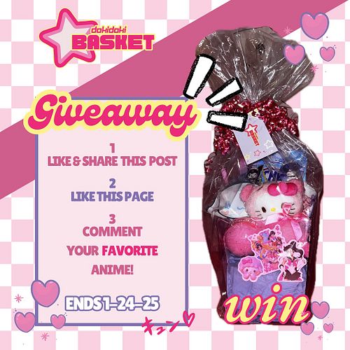 ✨Happy New Year everyone!
We’re excited to announce our first giveaway featuring an original design DokiDoki Basket sure to b...